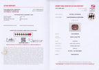 GFCO Gem Lab Gemstone Identification Report for 2.28ct Orangy Pink Padparadscha Sapphire | Cushion