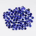 100pcs Lot 3.60ct 2mm Round Brilliant Blue Sapphire - Ceylon Gems