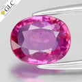 GLC CERTIFIED 0.99ct VS Oval Natural Pink Sapphire - Unheated, Mozambique Gem