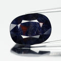 Big! 8.66ct Oval Natural Deep Orangish Blue Sapphire - Heated, Madagascar Gem
