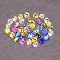 40pcs Lot 1.73ct Round Brilliant Natural Fancy Sapphire - Heated, Madagascar