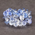 35pcs Lot 2.34ct Round Brilliant Natural Blue Sapphire - Heated, Ceylon Gems