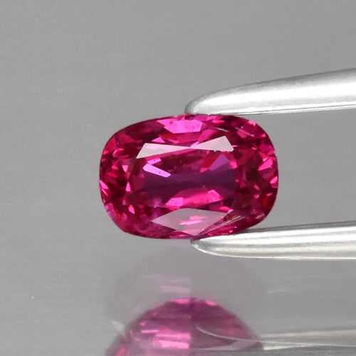 0.38ct Purplish Red Ruby | Cushion