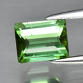 0.79ct Green Tourmaline | Baguette