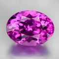 1.11ct IF Oval Natural Fuchsia Orchid Pink Umbalite Garnet