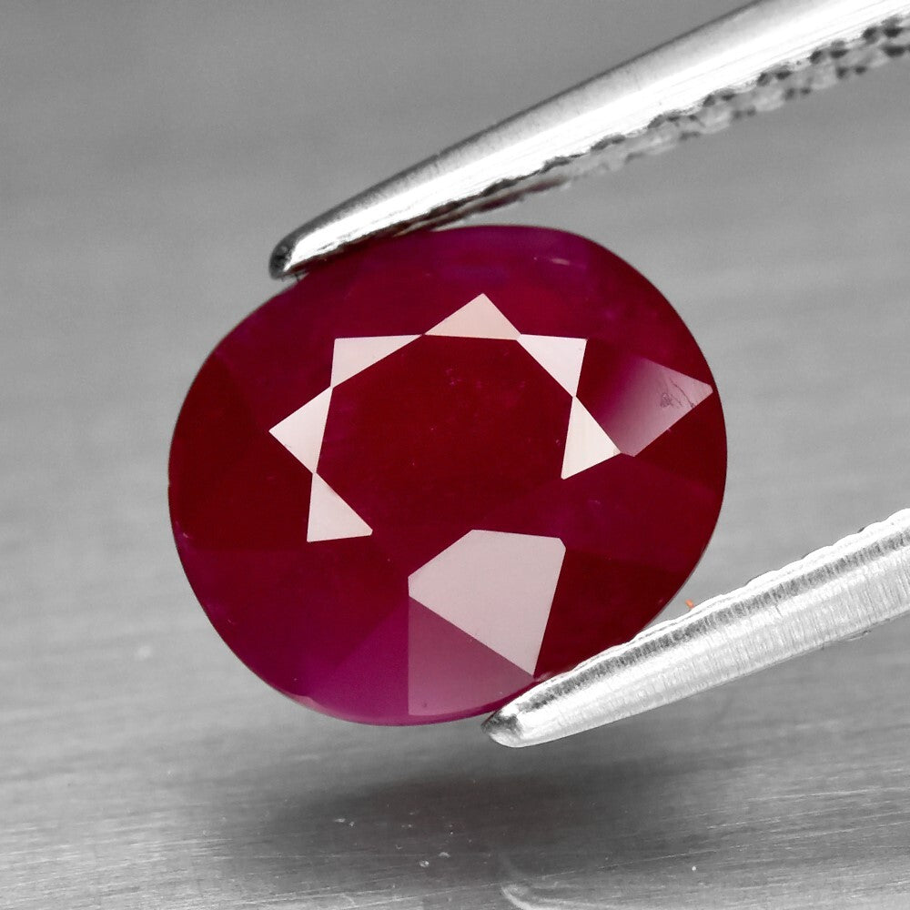 2.05ct Red Ruby | Oval