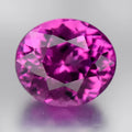 1.24ct IF Oval Natural Orchid Fuchsia Pink Umbalite Garnet