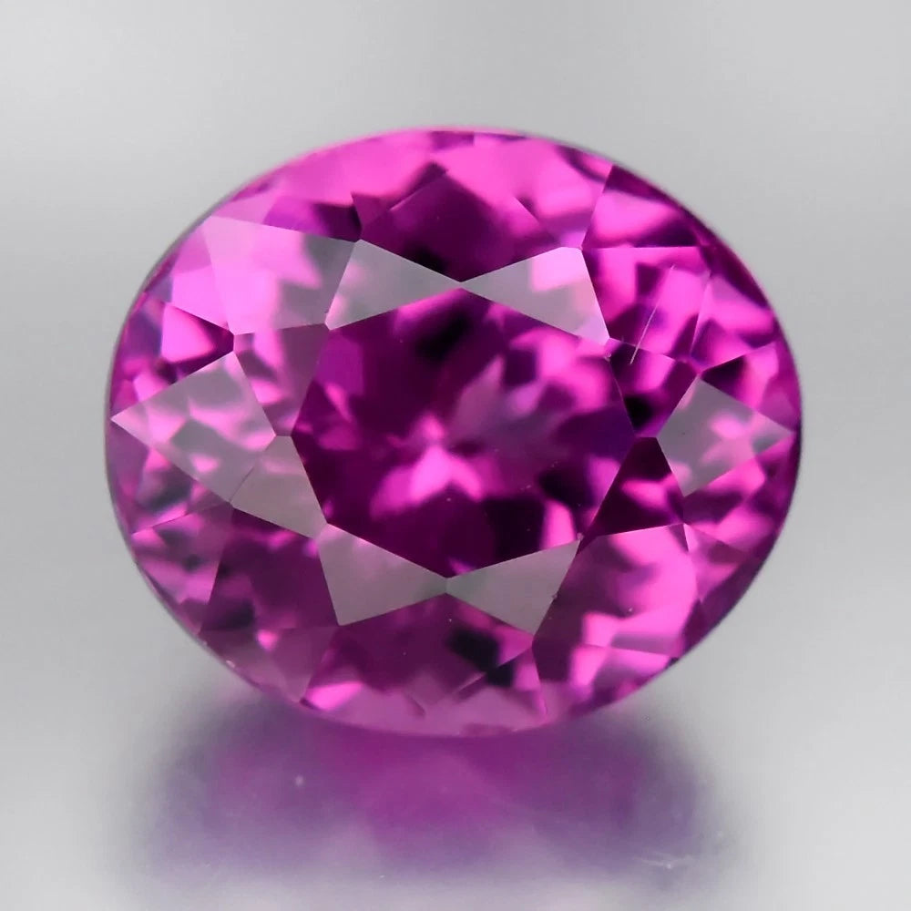 1.24ct IF Oval Natural Orchid Fuchsia Pink Umbalite Garnet
