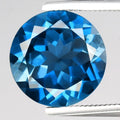 3.51ct VVS Round Natural London Blue Topaz