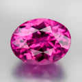 1.19ct IF Oval Natural Fuchsia Rosella Pink Umbalite Garnet
