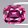 1.28ct IF Cushion Natural Royal Magenta Pink Umbalite Garnet