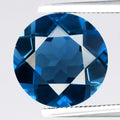 3.67ct VVS Round Natural London Blue Topaz