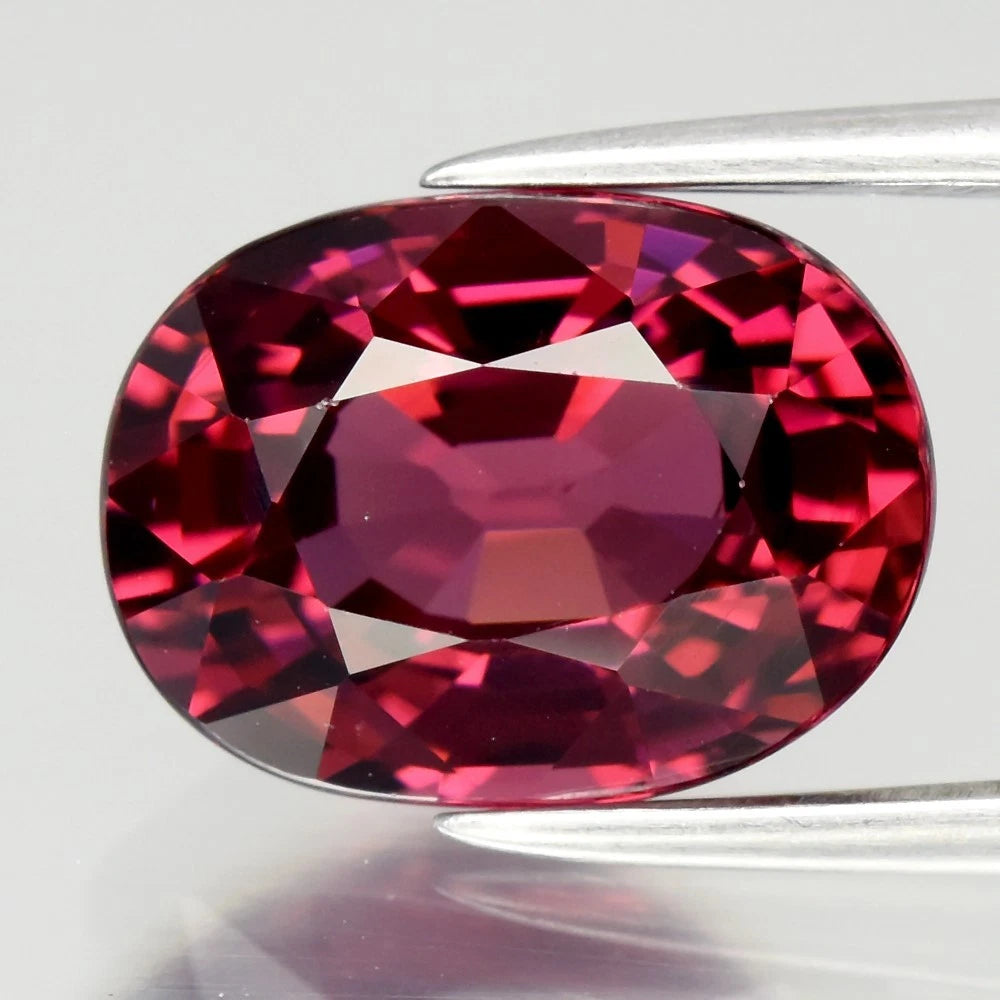 3.49ct VVS Natural Raspberry Wine Red Rhodolite Garnet - Collector’s Choice
