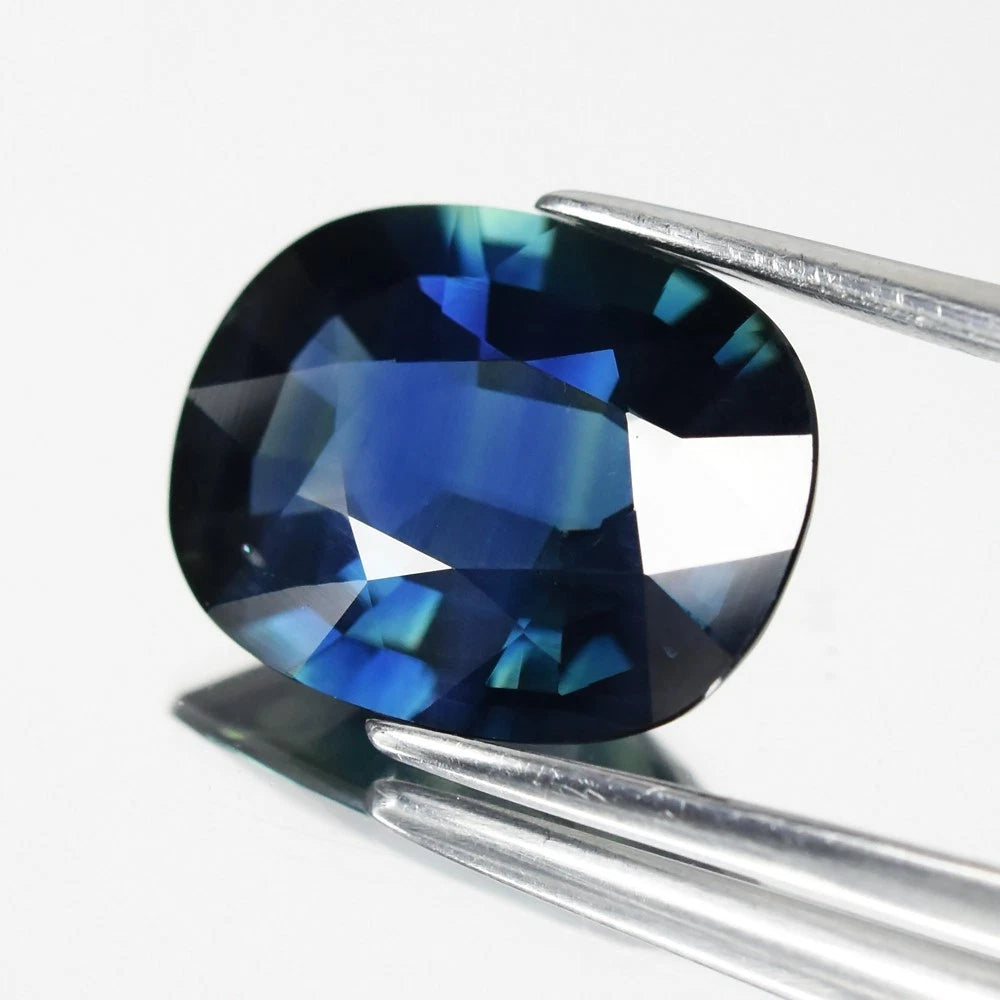 5.88ct VVS Cushion Natural Blue Sapphire - Heated, GLC Certified - photo 2