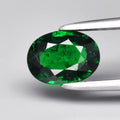 0.68ct 6.6x5mm Oval Natural Forest Green Tsavorite Garnet, Tanzania