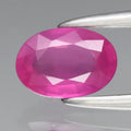 0.56ct 6x4.2mm Oval Unheated Pink Sapphire Gemstone, Mozambique