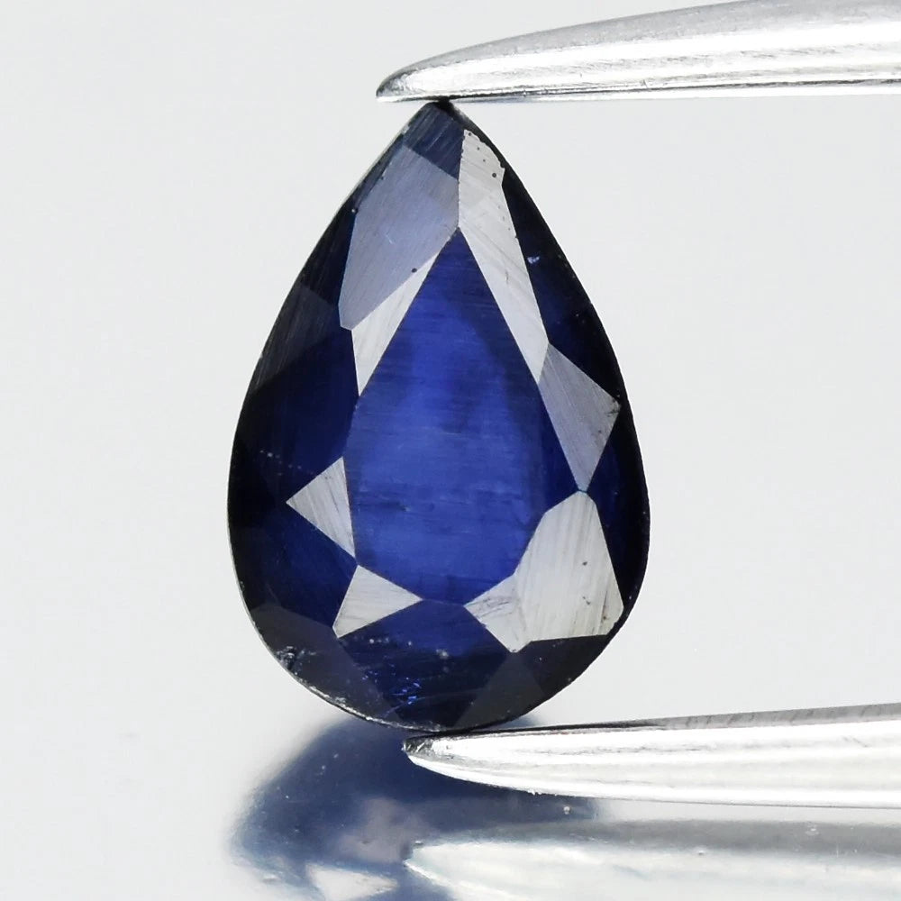 0.53ct 6x4mm Pear Blue Sapphire - Ceylon Gemstone