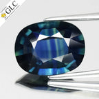 5.88ct VVS Cushion Natural Blue Sapphire - Heated, GLC Certified - photo 1
