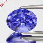 Natural tanzanite, 1.97 ct, oval, item SL-KUNG1396TZ-036-032 — view 1