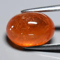 7.20ct Oval Cabochon Natural Orange Spessartite Garnet - Africa Gemstone