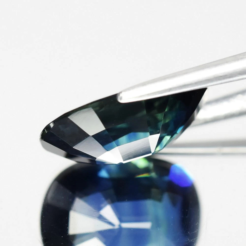 5.88ct VVS Cushion Natural Blue Sapphire - Heated, GLC Certified - photo 3