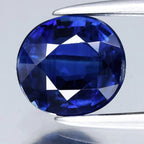 CERTIFICATE Incl.*1.05ct Oval Natural Untreated Blue Kyanite Gemstone, Sri-Lanka