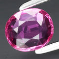0.70ct 6x5.3mm VS Oval Natural Unheated Reddish Pink Sapphire, Gemstone