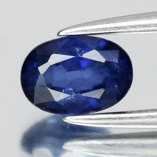 0.57ct 5.5x3.8mm Oval Blue Sapphire - Ceylon Gemstone