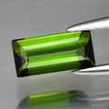 0.60ct 7x3.3mm VS Baguette Natural Unheated Green Tourmaline, Mozambique