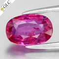 GLC CERTIFIED 1.01ct Oval Natural Pink Sapphire - Unheated Mozambique Gemstone