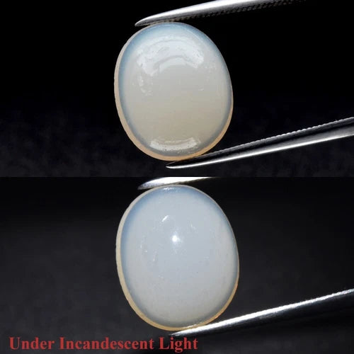 3.87ct 13x11mm Oval Cab Natural Play-of-Color Crystal Opal Gemstone Ethiopia