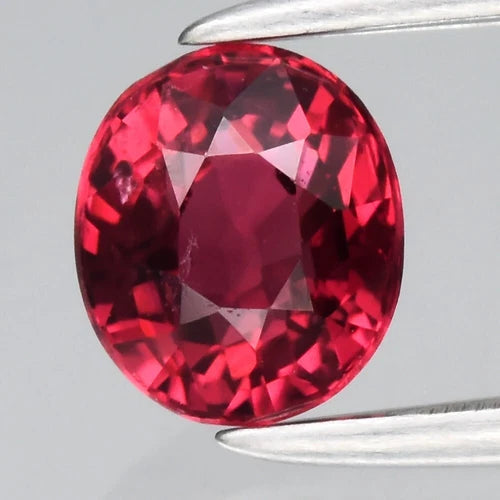 0.54ct 5x4.3mm Oval Natural Purplish Pink Spinel Gemstone, Myanmar