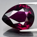 Big! 10.42ct 15.8x12.7mm VS Pear Natural Pinkish Purple Rhodolite Garnet