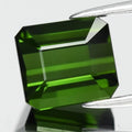 2.08ct 7.5x6.7mm IF Octagon Natural Green Tourmaline - Unheated, Africa Gem