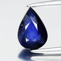 0.76ct 7x4.8mm Pear Blue Sapphire - Ceylon Gemstone