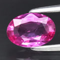 CERTIFICATE Incl.*0.69ct Oval Pink Sapphire MozambiqueGemstone
