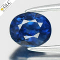 GLC CERTIFIED 0.61ct VS Oval Natural Blue Sapphire - Unheated, Africa Gemstone