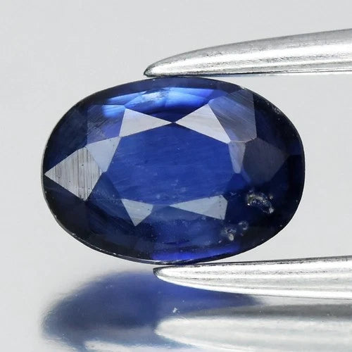 0.56ct 6x4mm Oval Blue Sapphire - Ceylon Gemstone