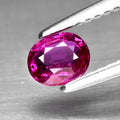 0.63ct 5.2x4.3mm Oval Natural Unheated Purplish Pink Sapphire, Mozambique