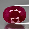 9.05ct 13.7x10.3mm Oval Natural Purplish Red Ruby Mozambique Gemstone