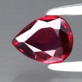 Dazzling! 0.32ct 5x4mm VVS Pear Natural Pinkish Red Ruby Unheated Mozambique
