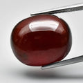 17.04ct 16x14mm Oval Cabochon Natural Medium Orange Hessonite Garnet, Africa