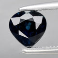 0.87ct 5x5mm VS Heart Unheated Greenish Blue Sapphire Gemstone, Africa