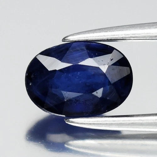 0.73ct 6x4.3mm Oval Blue Sapphire - Ceylon Gemstone