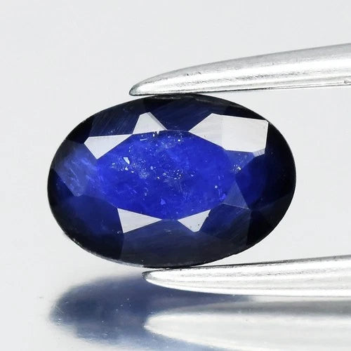 0.54ct 6x4mm Oval Blue Sapphire - Ceylon Gemstone