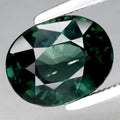 CERTIFICATE Incl.* 2.22ct VS Oval Unheated Green Sapphire Gemstone, Australia