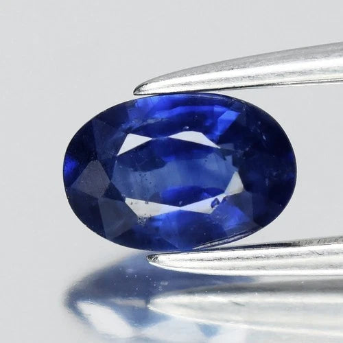 0.59ct 6x4mm Oval Blue Sapphire - Ceylon Gemstone