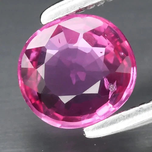 0.60ct 5.5x5mm VS Cushion Natural Unheated Reddish Pink Sapphire, Gemstone