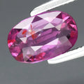 0.73ct 7.3x4.7mm Oval Natural Unheated Reddish Pink Sapphire Gemstone Mozambique