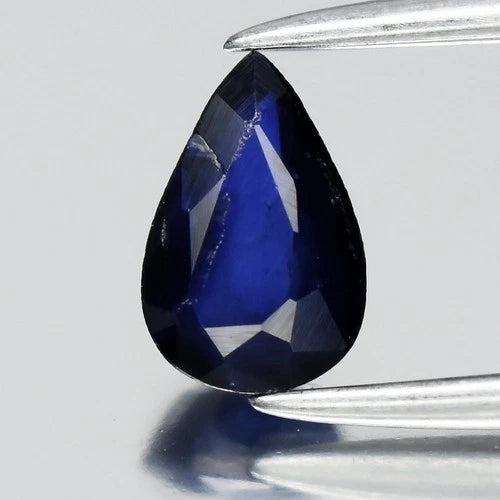 0.46ct 6x3.8mm Pear Blue Sapphire - Ceylon Gemstone